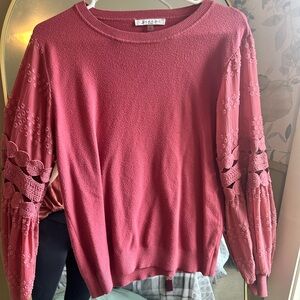 Sioni Burgundy Knit Top